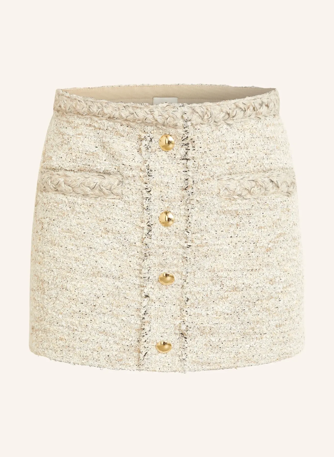 Bouclé-Rock GLENY mit Glitzergarn