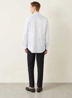 Brokat-Hemd Slim Fit
