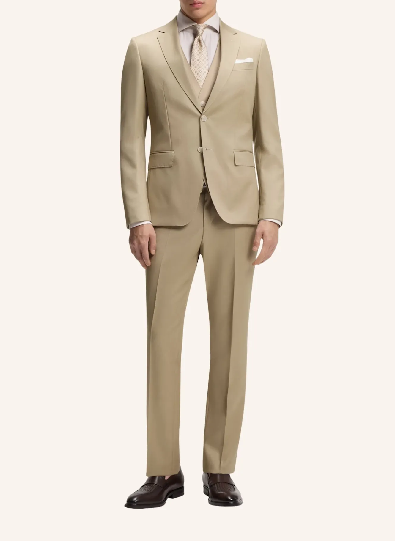 Business Anzug H-HUGE-3PCS-253 Slim Fit
