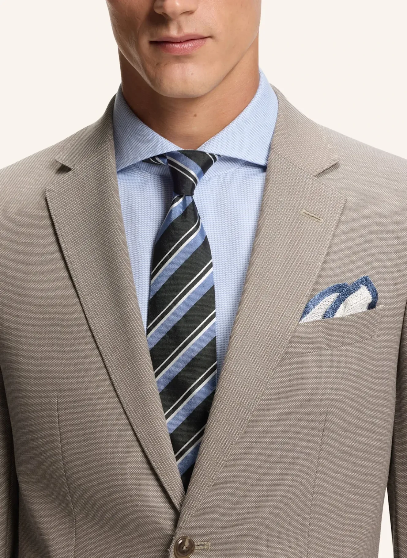 Business Anzug H-HUGE-2PCS-253 Slim Fit