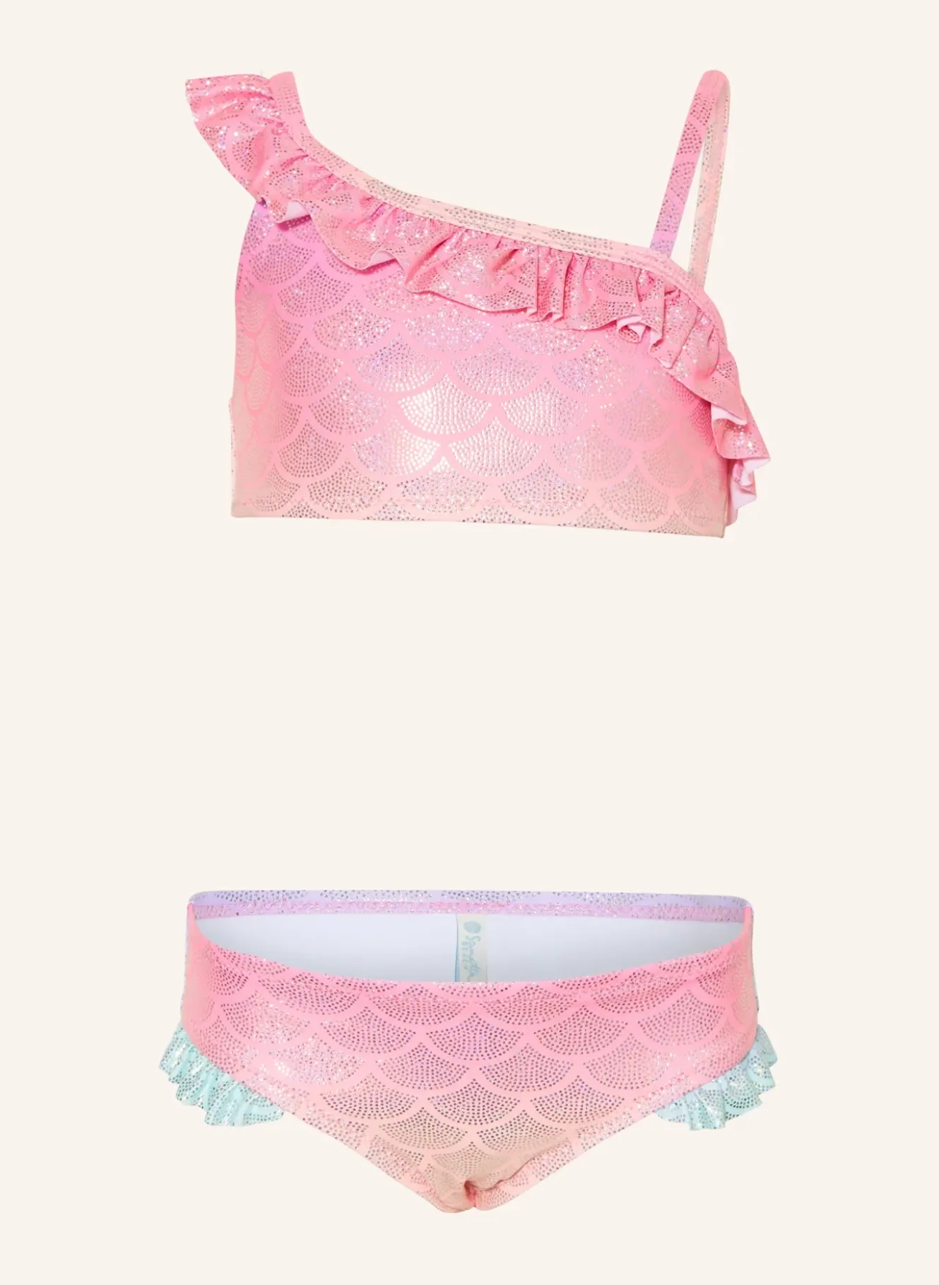 Bustier-Bikini mit UV-Schutz 50+