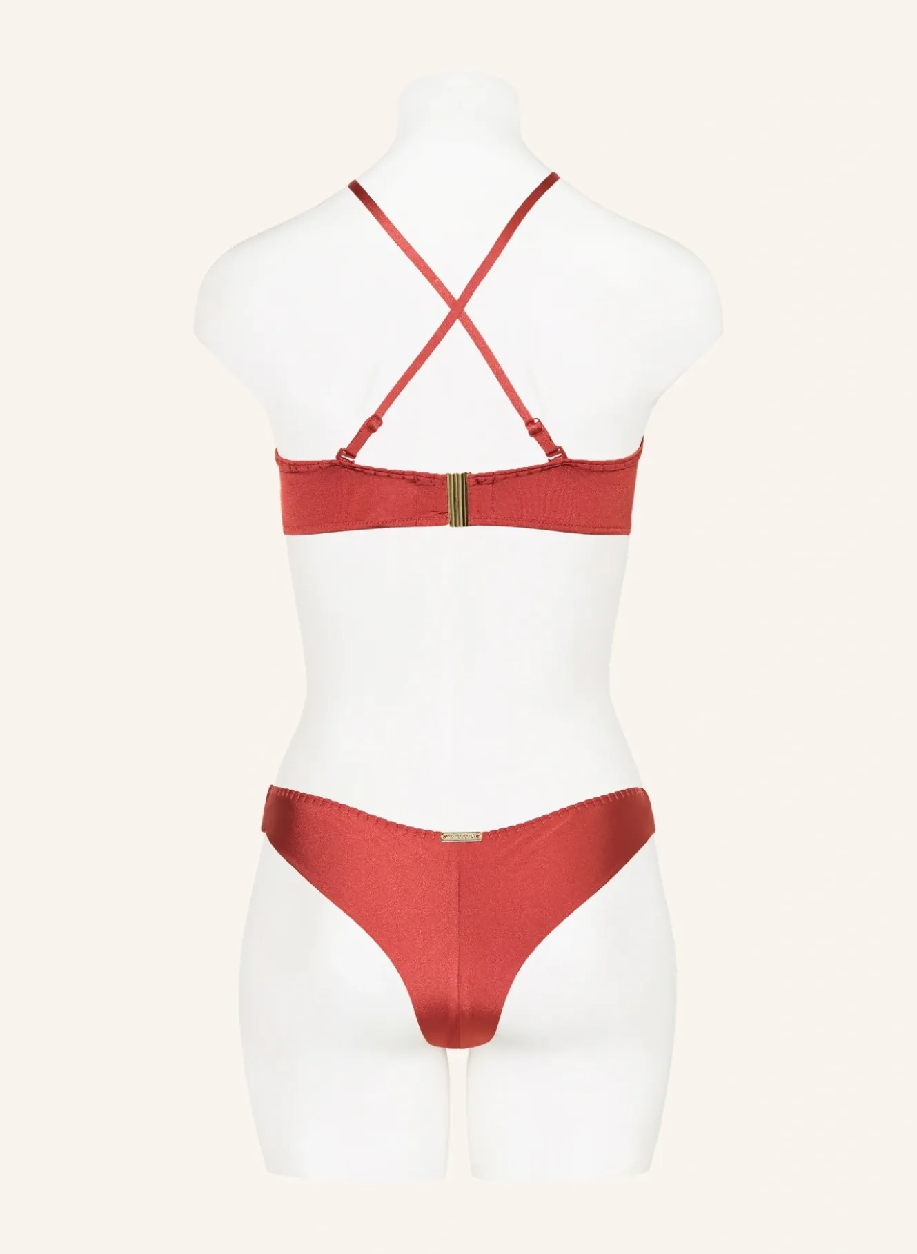 Bustier-Bikini-Top CRAFTED ESSENTIALS in Wickeloptik