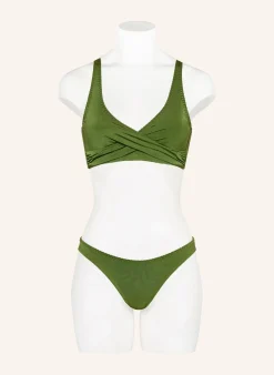 Bustier-Bikini-Top CRAFTED ESSENTIALS in Wickeloptik
