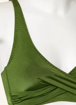 Bustier-Bikini-Top CRAFTED ESSENTIALS in Wickeloptik