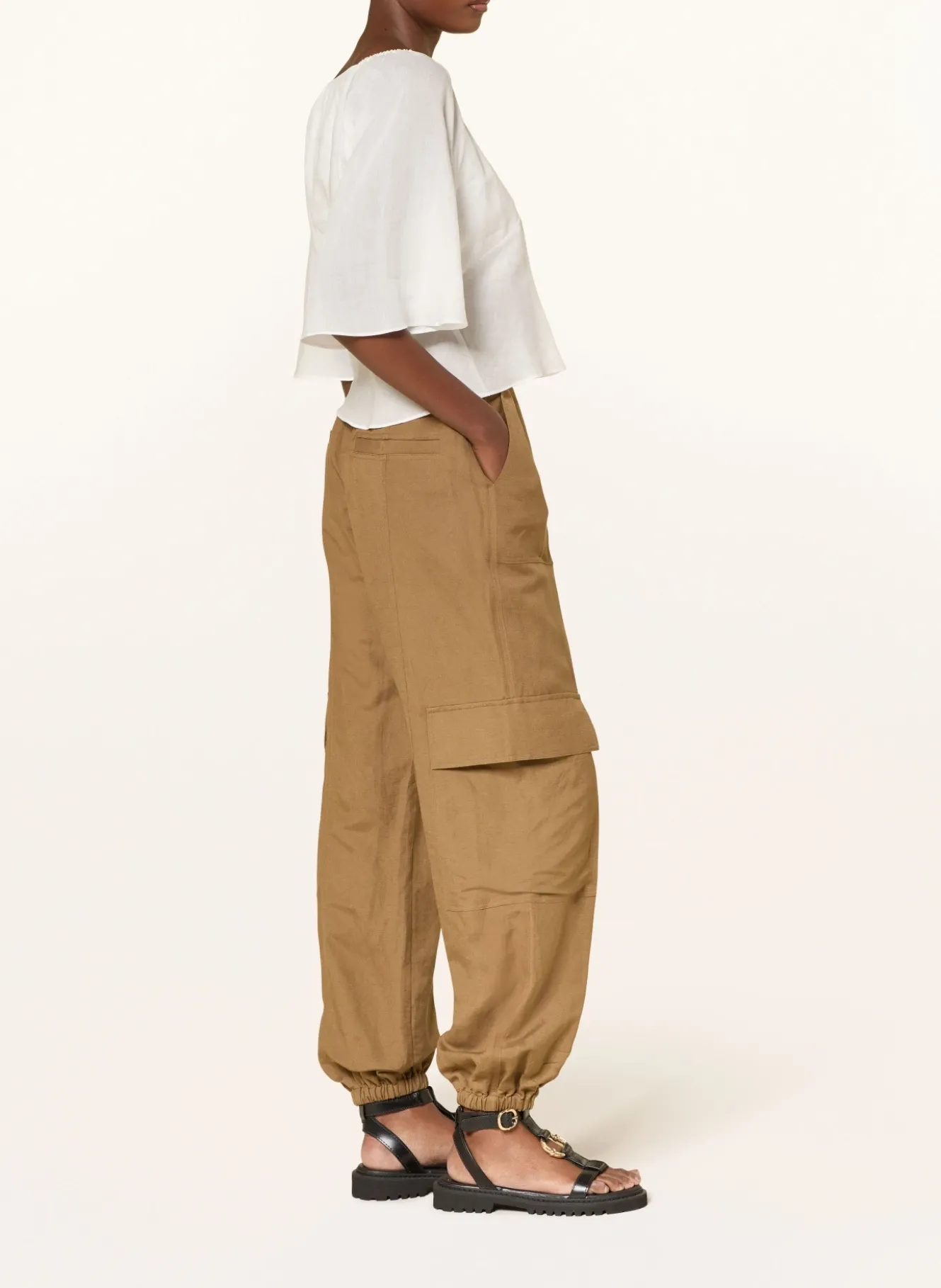Cargohose mit Leinen