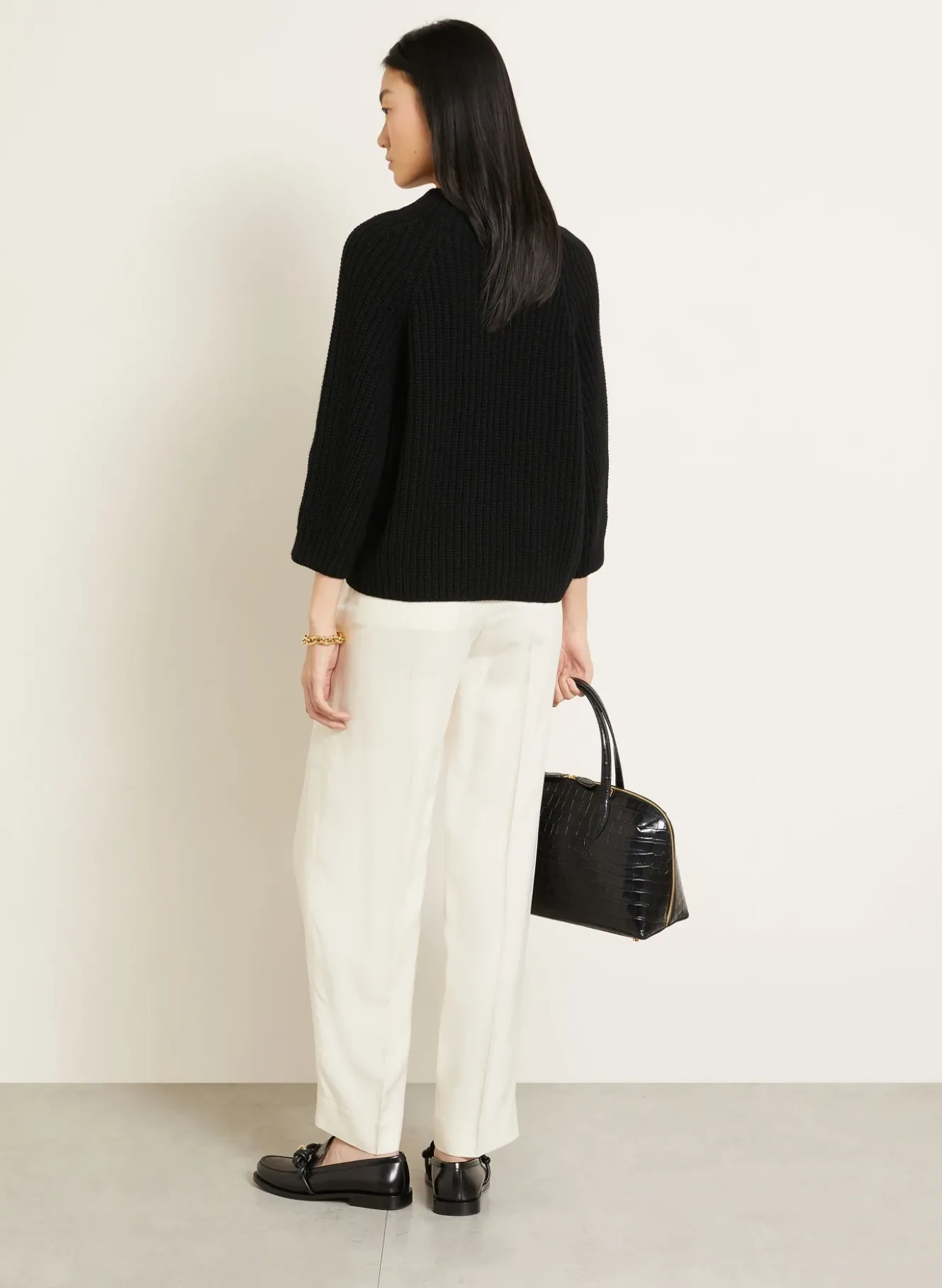 Cashmere-Pullover FALLOU mit 3/4-Arm