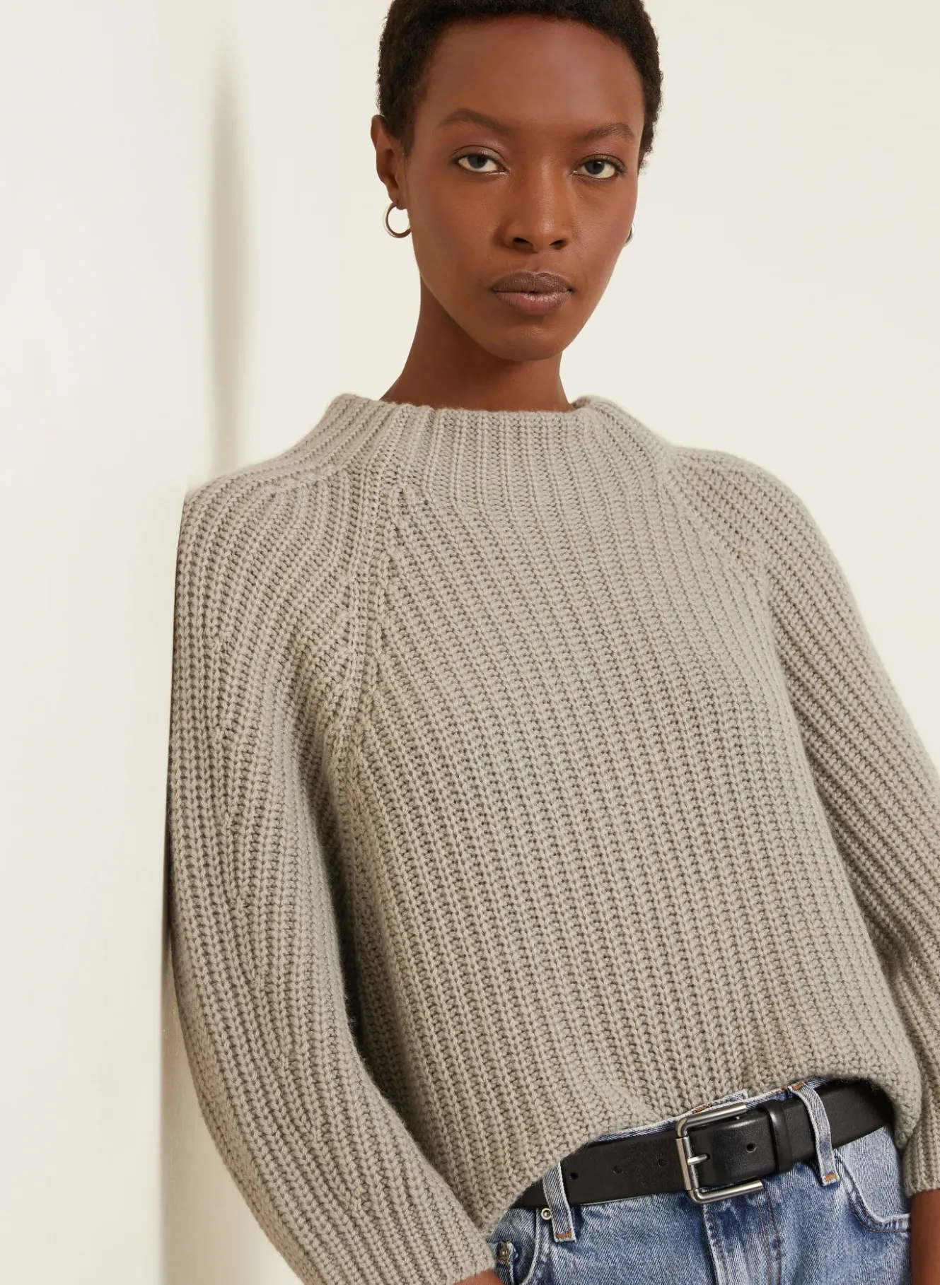 Cashmere-Pullover FALLOU mit 3/4-Arm