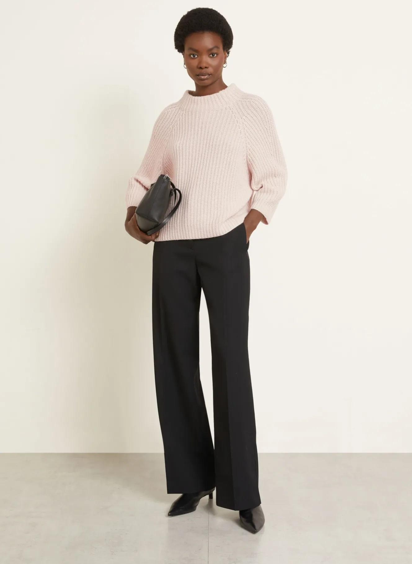 Cashmere-Pullover FALLOU mit 3/4-Arm