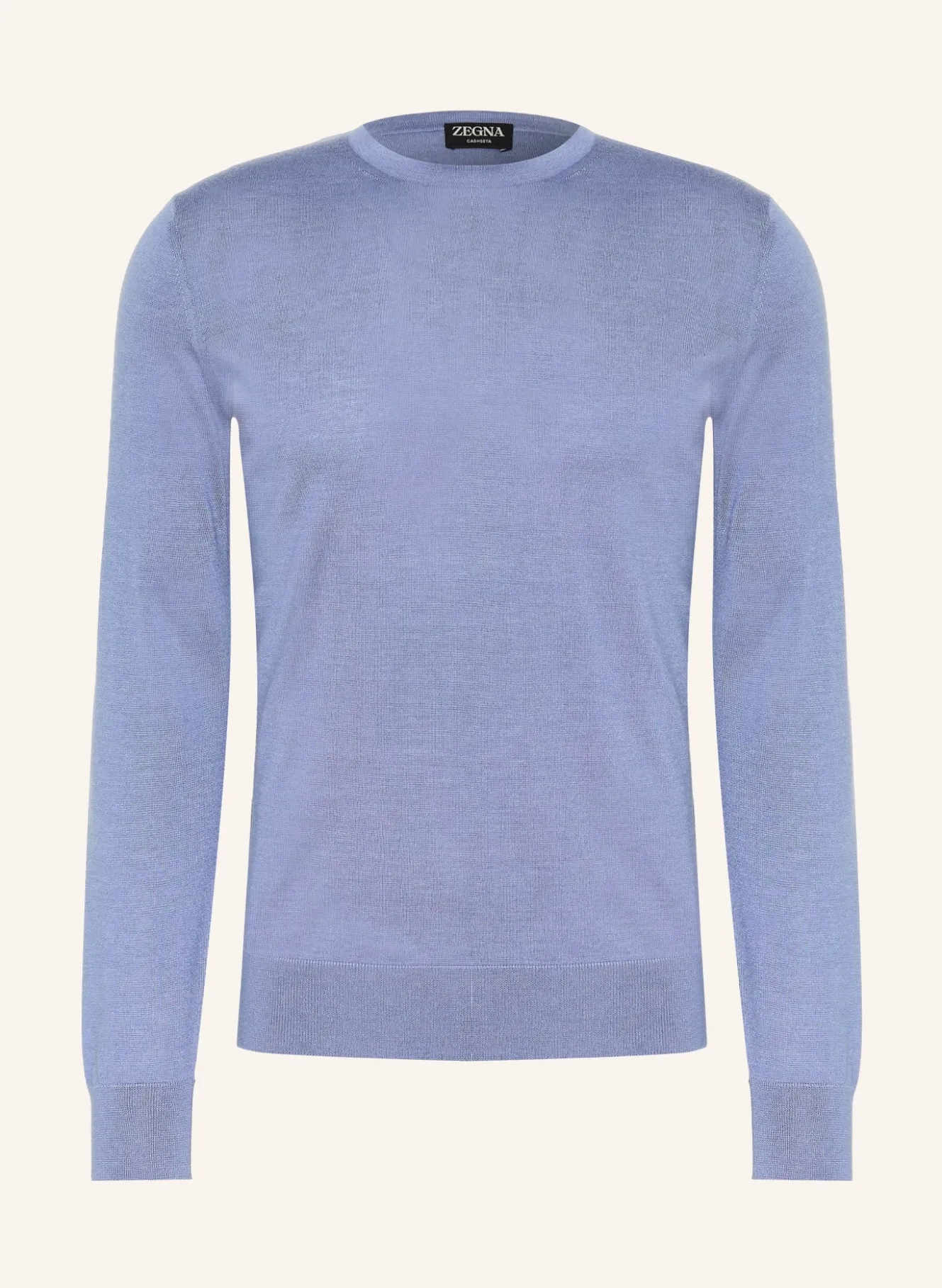 Cashmere-Pullover mit Seide