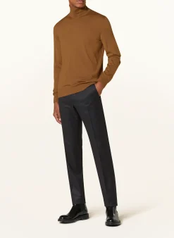 Cashmere-Pullover mit Seide