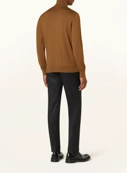 Cashmere-Pullover mit Seide
