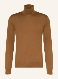 Cashmere-Pullover mit Seide