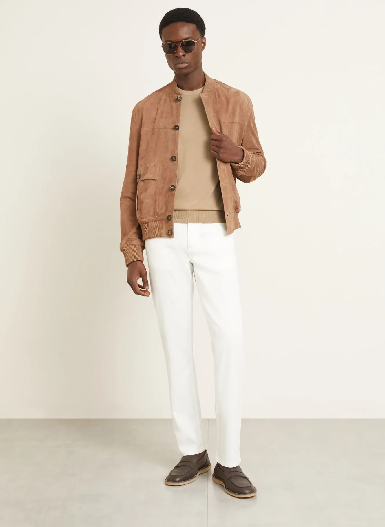 Cashmere-Pullover mit Seide