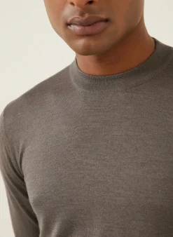 Cashmere-Pullover mit Seide