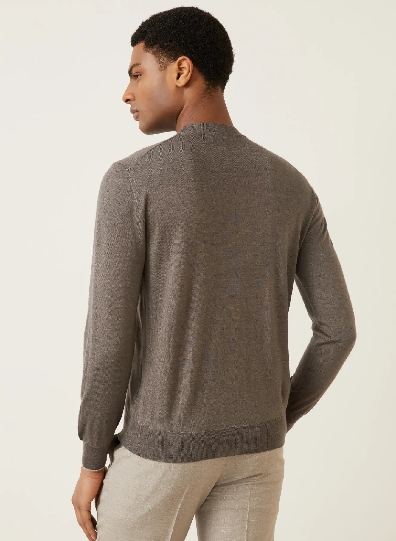 Cashmere-Pullover mit Seide