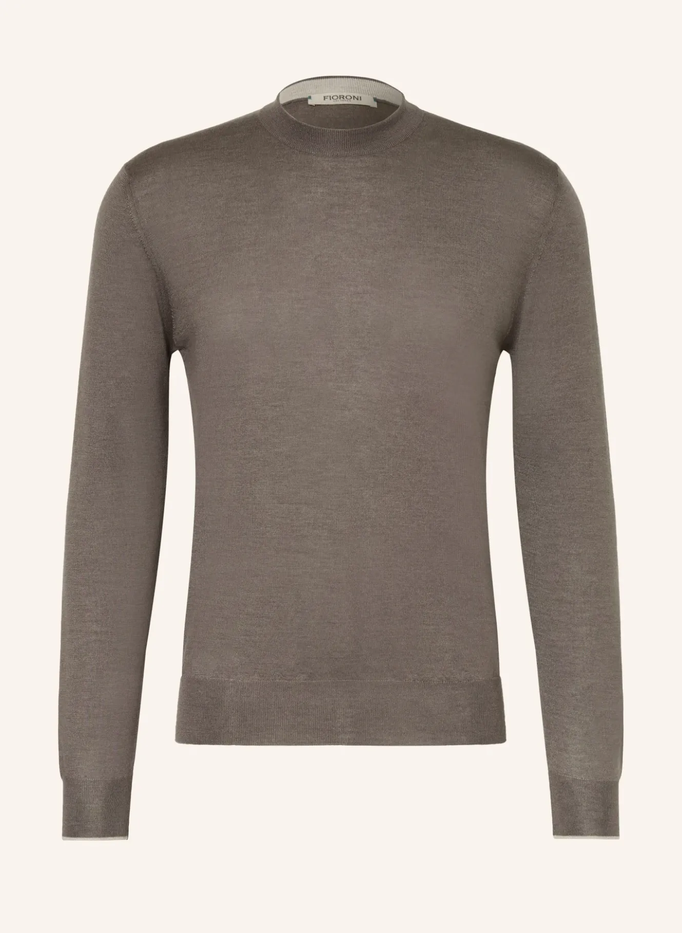Cashmere-Pullover mit Seide