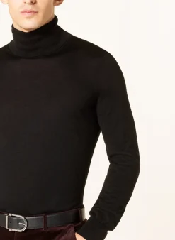 Cashmere-Pullover mit Seide