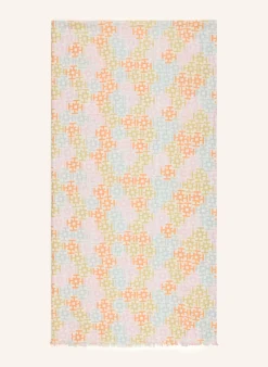 Cashmere-Schal mit Seide