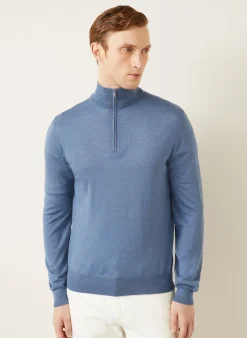 Cashmere-Troyer mit Seide