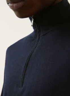 Cashmere-Troyer mit Seide