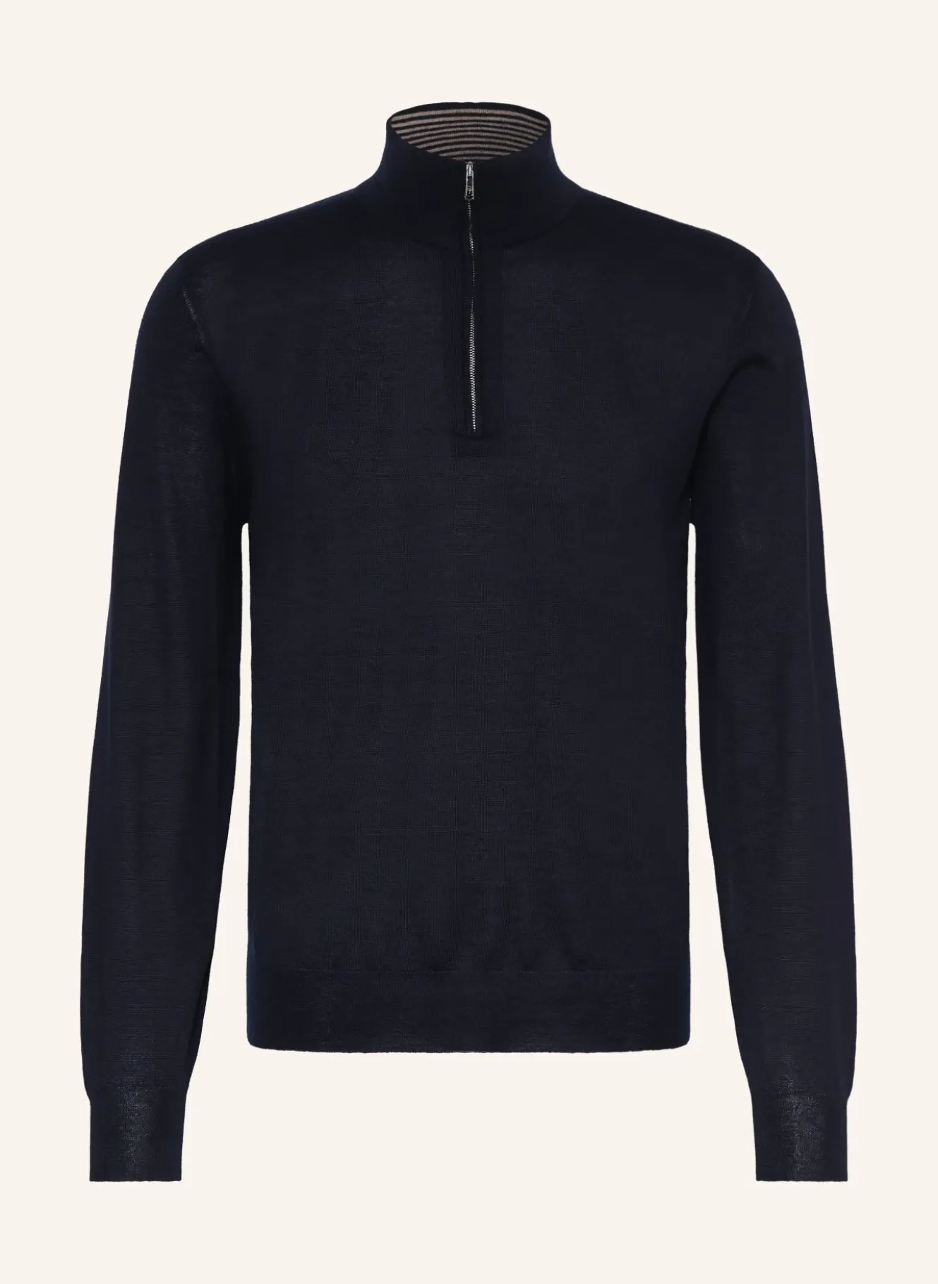 Cashmere-Troyer mit Seide
