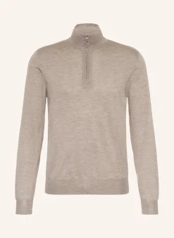 Cashmere-Troyer mit Seide