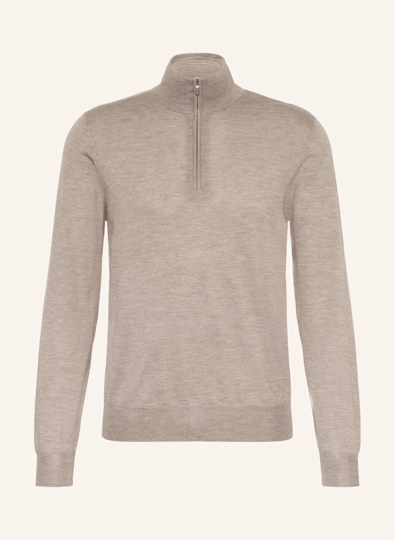 Cashmere-Troyer mit Seide
