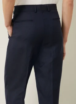 Chino Extra Slim Fit mit Leinen