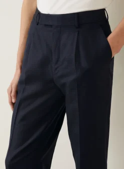 Chino Extra Slim Fit mit Leinen
