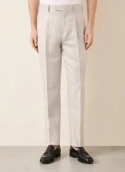 Chino Extra Slim Fit mit Leinen