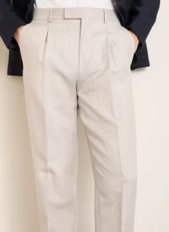 Chino Extra Slim Fit mit Leinen