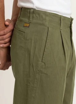 Chino PLEATED LOOSE TAPERED Tapered Fit