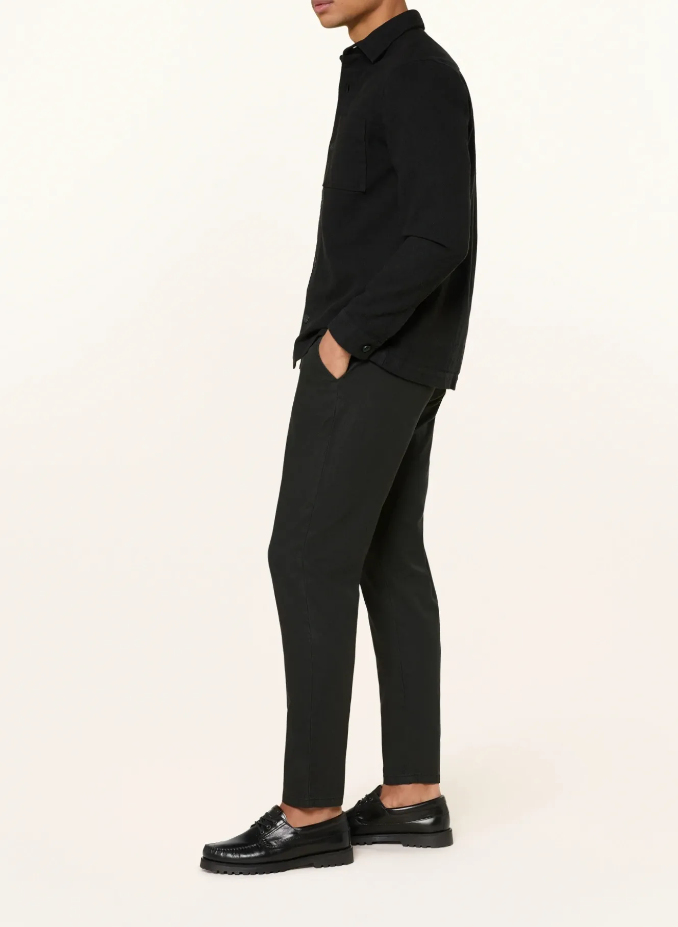 Chino Regular Fit mit Leinen