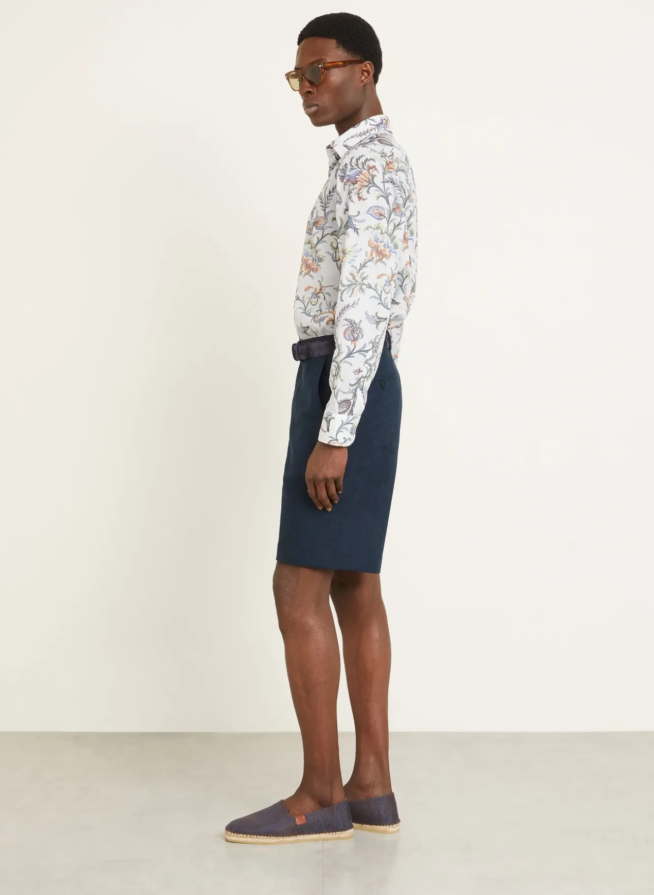 Chinoshorts aus Jacquard
