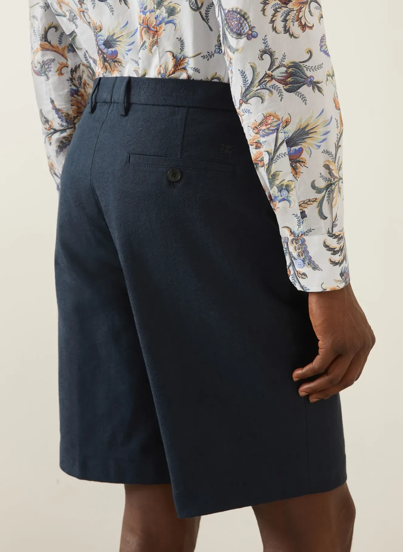 Chinoshorts aus Jacquard