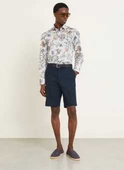 Chinoshorts aus Jacquard