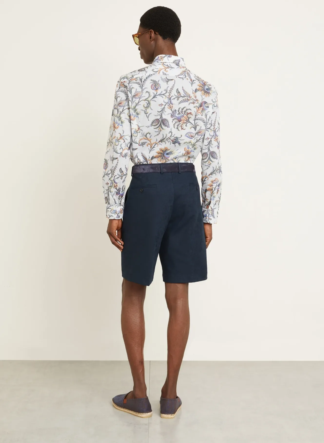 Chinoshorts aus Jacquard