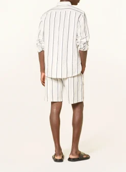 Chinoshorts Straight Fit mit Leinen