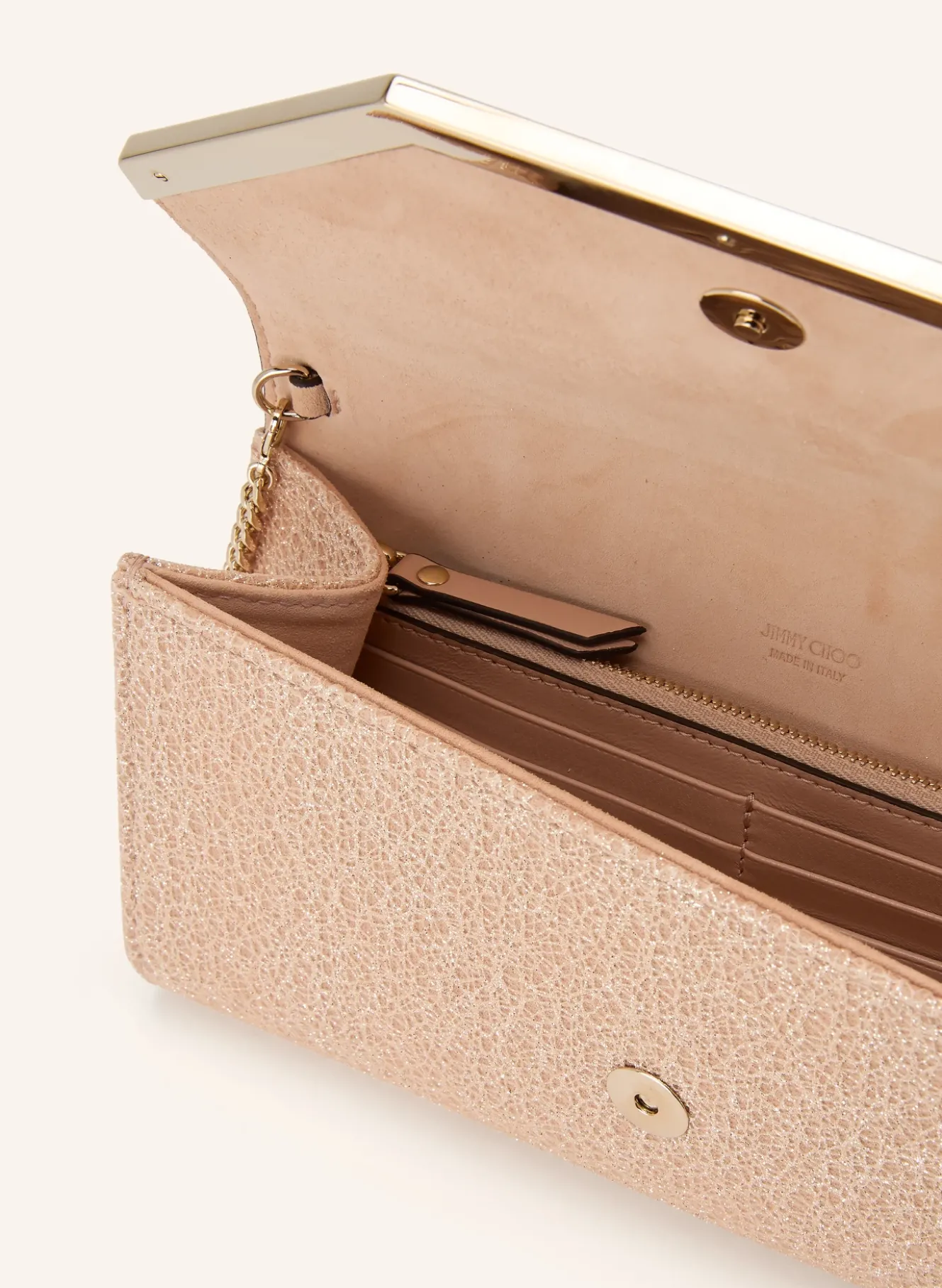 Clutch EMMIE mit Glitzergarn