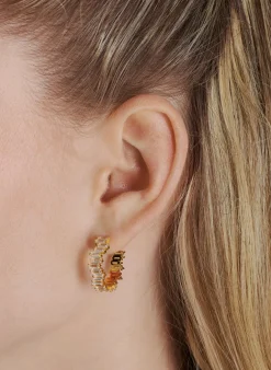 Creolen BAGUETTE HOOPS by GLAMBOU