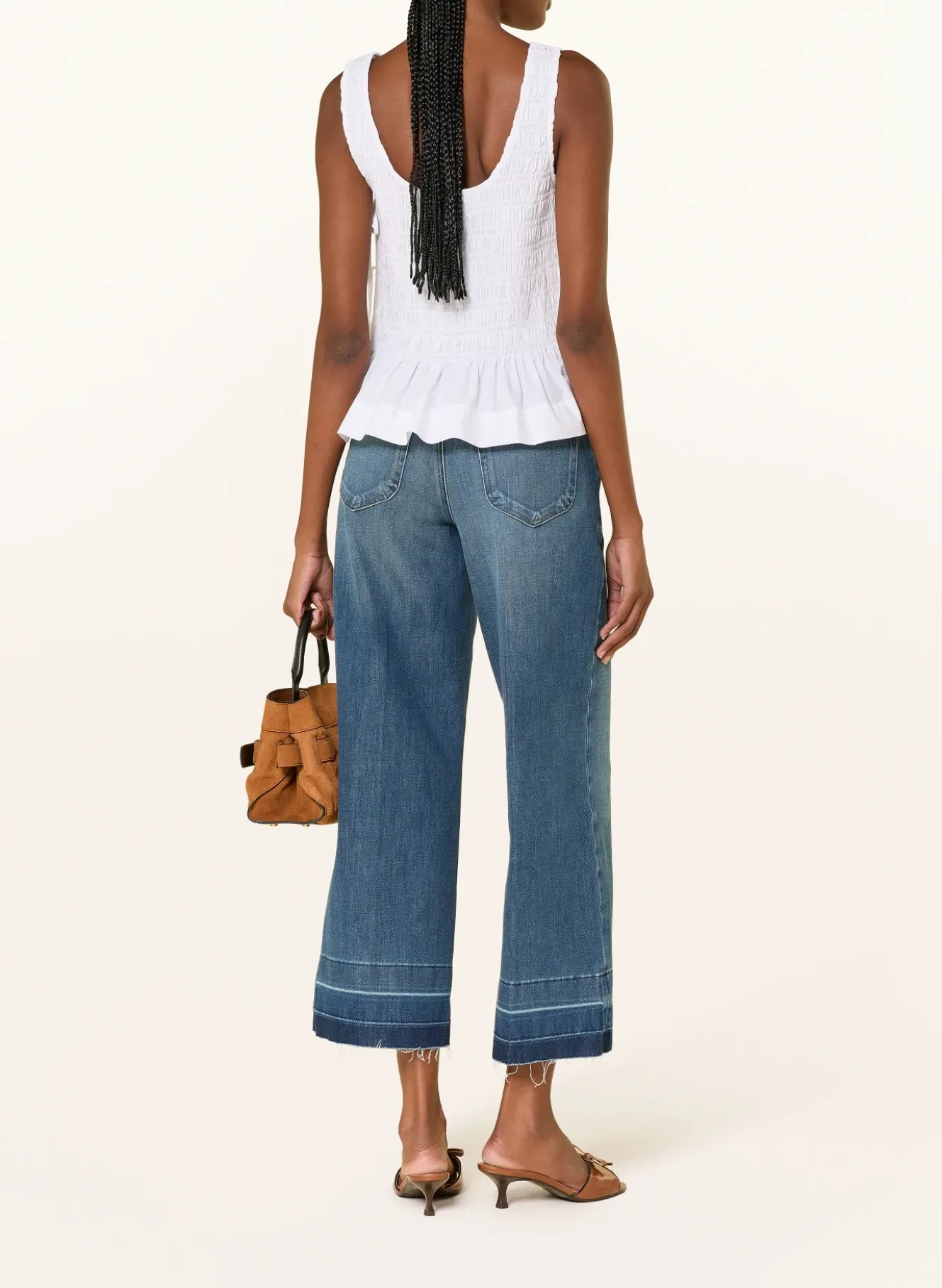 Cropped Jeans SOFT TECH GOOD WAIST PALAZZO