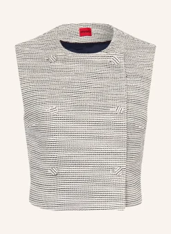 Cropped-Blazerweste AWINEA aus Bouclé