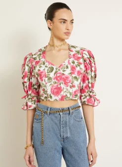 Cropped-Bluse
