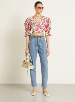 Cropped-Bluse
