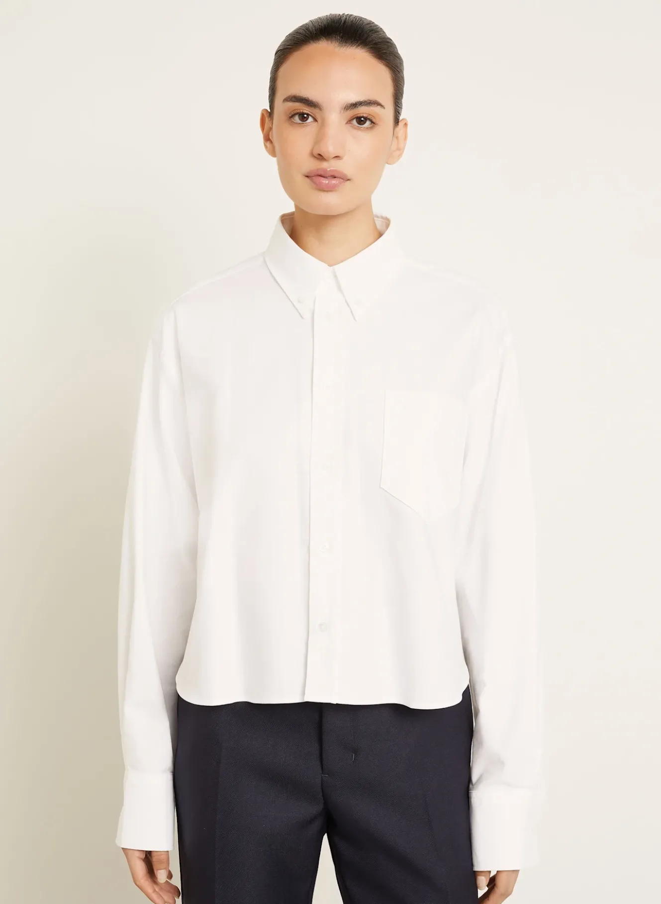 Cropped-Hemdbluse
