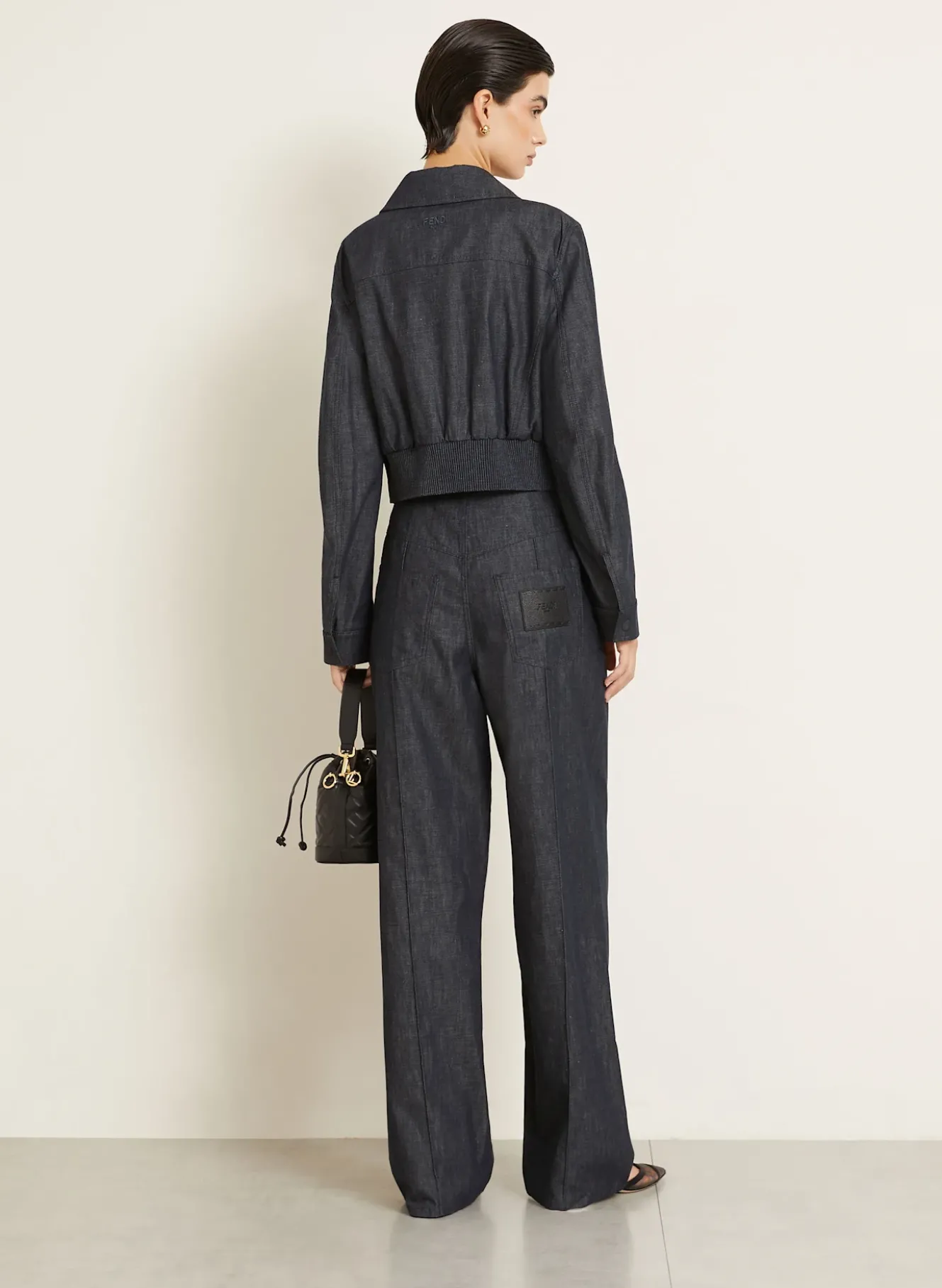Cropped-Jeansjacke