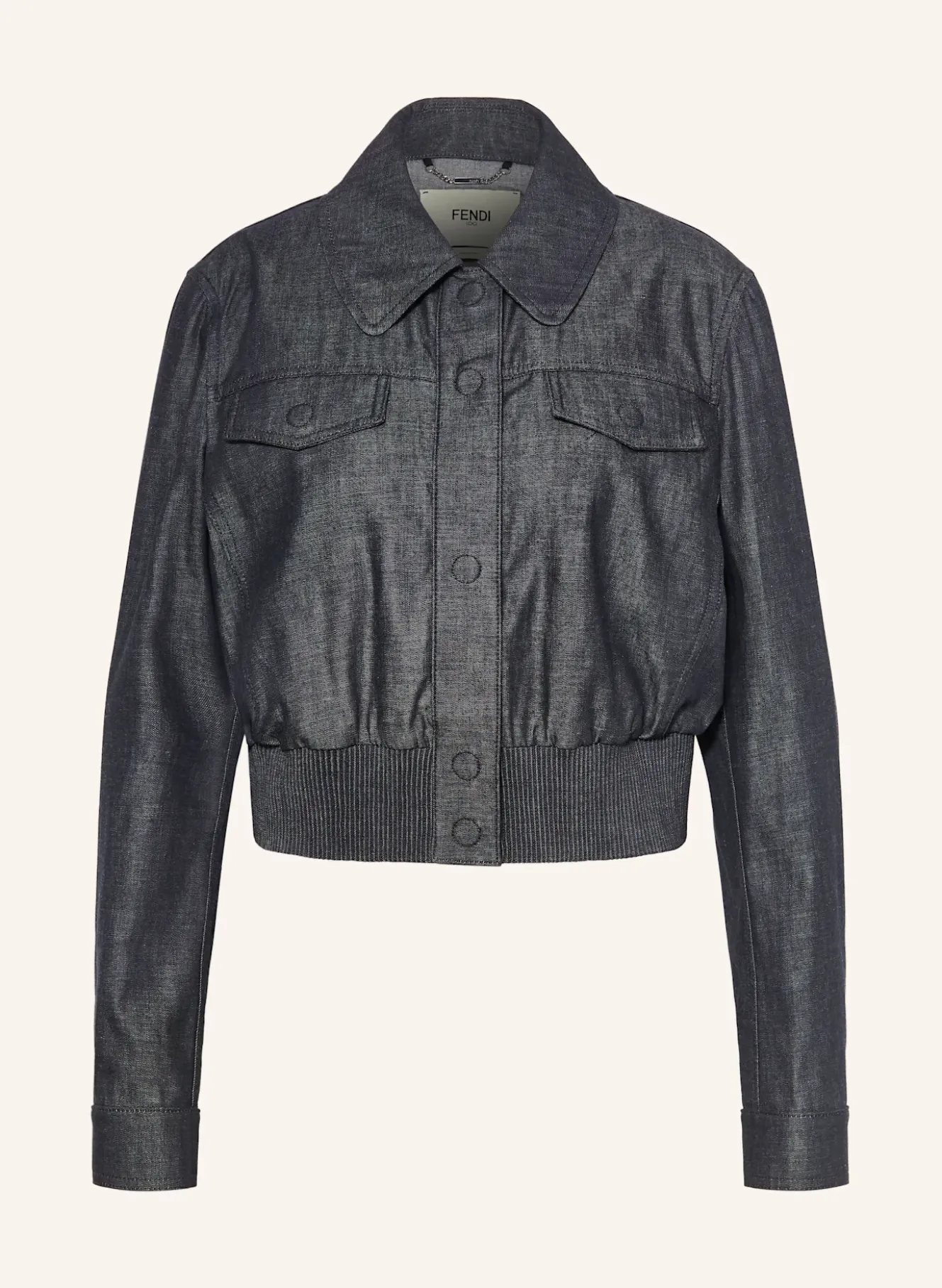 Cropped-Jeansjacke