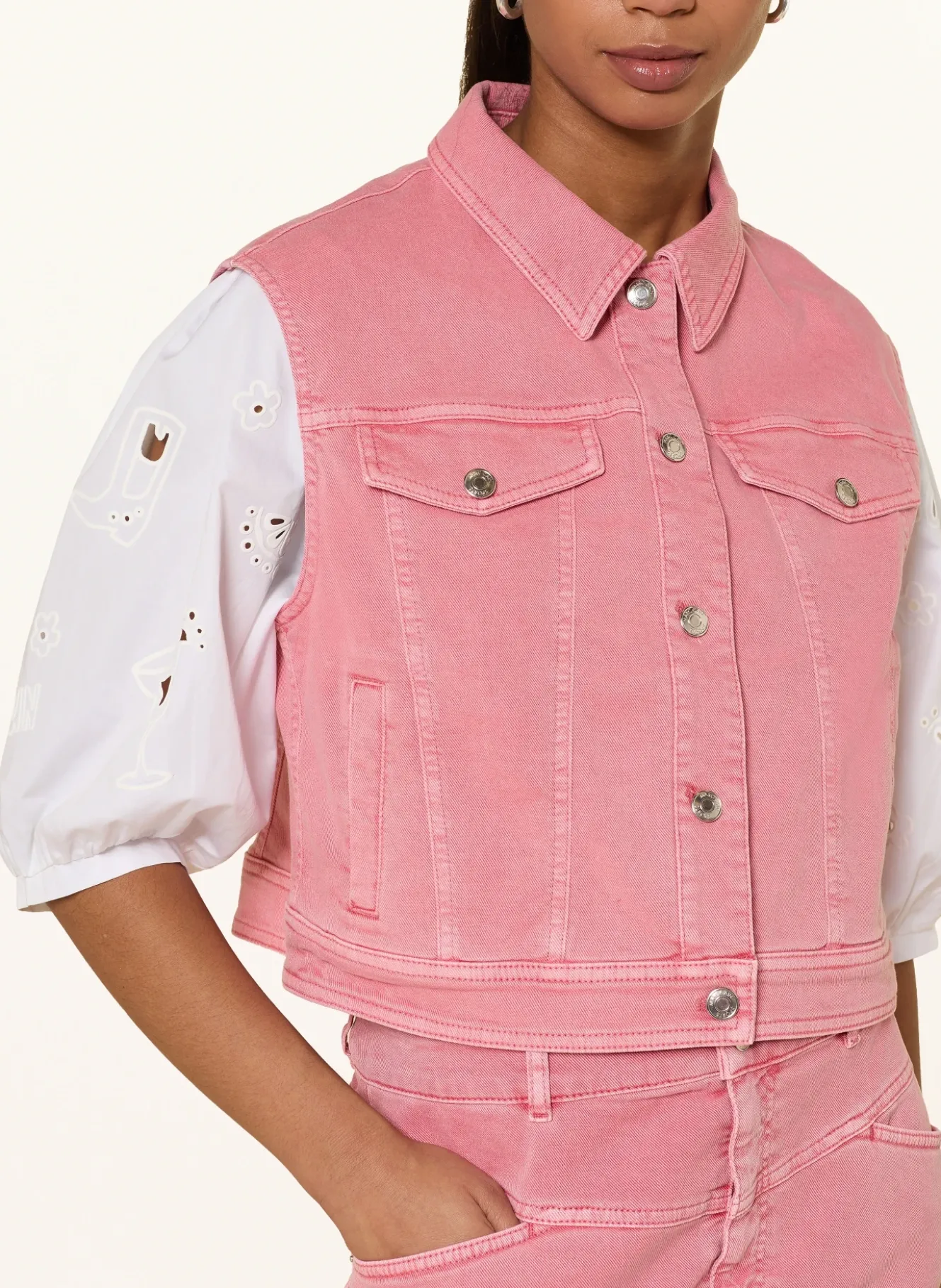 Cropped-Jeansweste
