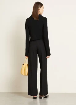 Cropped-Strickjacke
