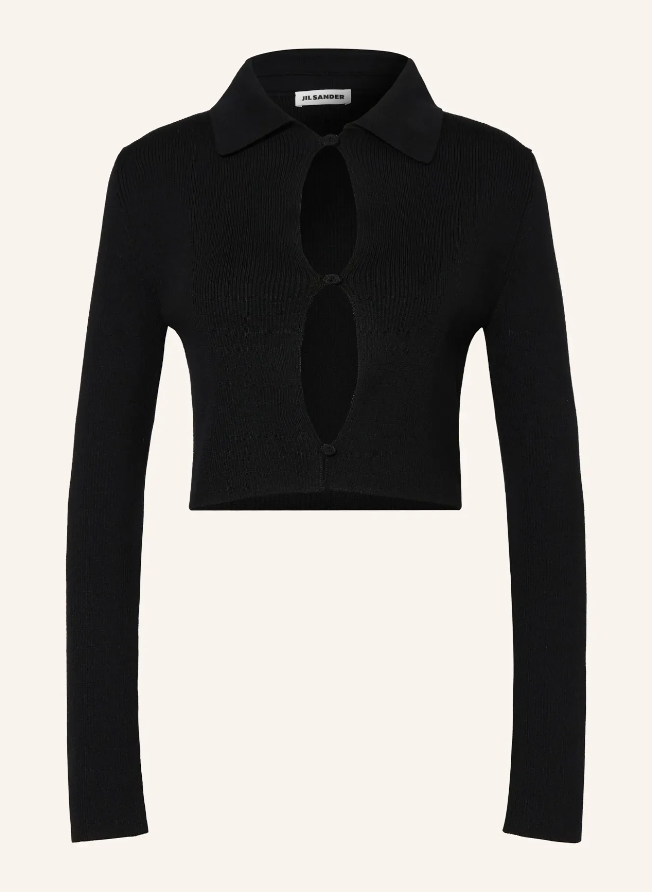 Cropped-Strickjacke